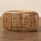 Baxton Studio Aliane Modern Bohemian Natural Brown Antique Rattan Coffee Table 219-12702-ZORO - alternate 2